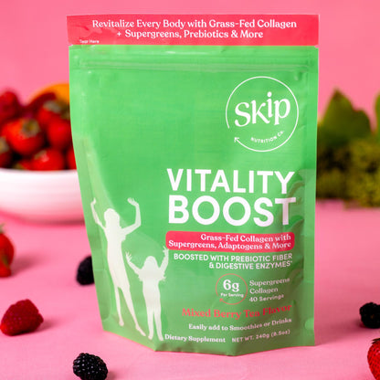 Vitality Boost Supergreens with Multi Collagen 240g Pouch