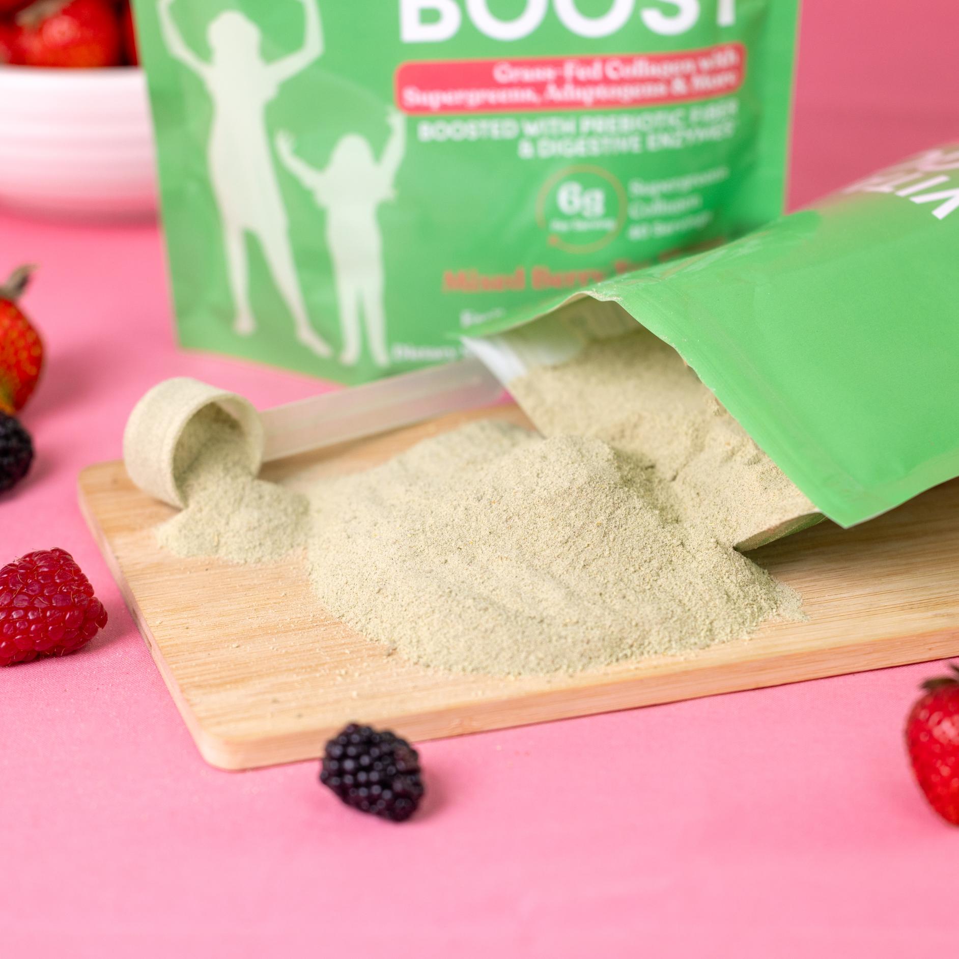 Vitality Boost Supergreens with Multi Collagen 240g Pouch