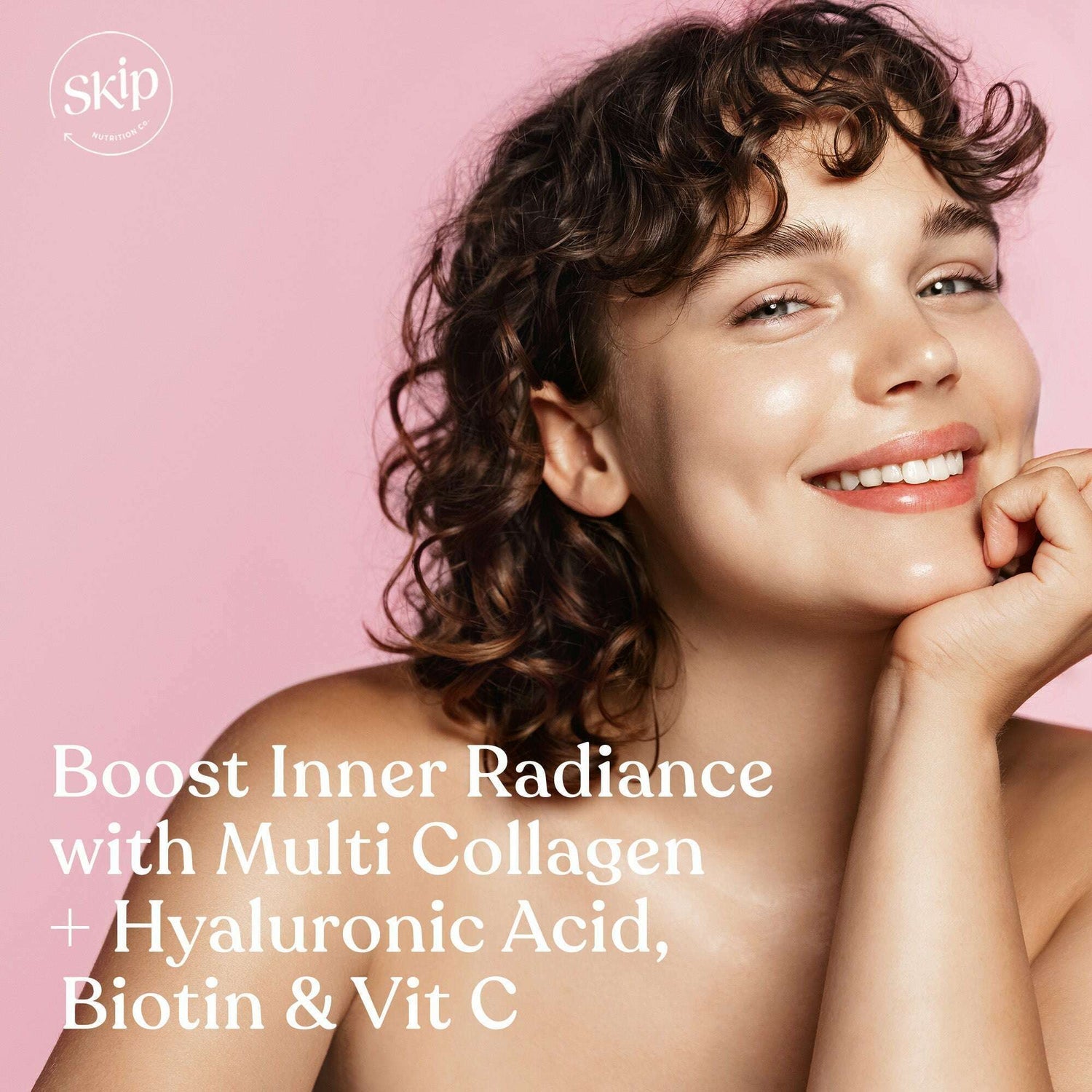 Skip Nutrition Co,,Radiance Boost - Multi Collagen with Vitamin C, Hyaluronic Acid &amp; Keratin 30x 6g Sachets (Unflavored)