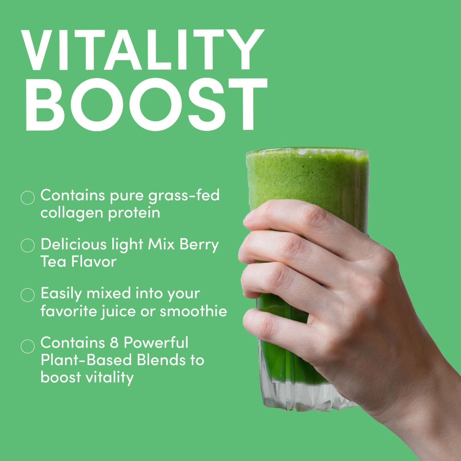 Skip Nutrition Co,,Vitality Boost Supergreens with Multi Collagen 240g Pouch